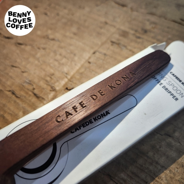 cafe de kona measuring spoon sendok takar biji kopi sendok kayu