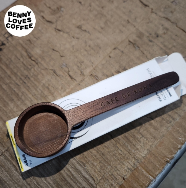 cafe de kona measuring spoon sendok takar biji kopi sendok kayu