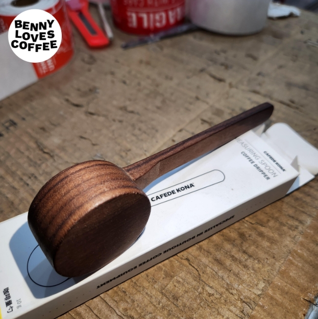 cafe de kona measuring spoon sendok takar biji kopi sendok kayu