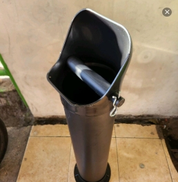 Cafede kona standing knocking bucket knock box berdiri wadah ampas kopi
