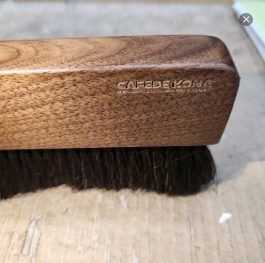 Cafede kona walnut brush kuas pembersih meja bar coffee shop