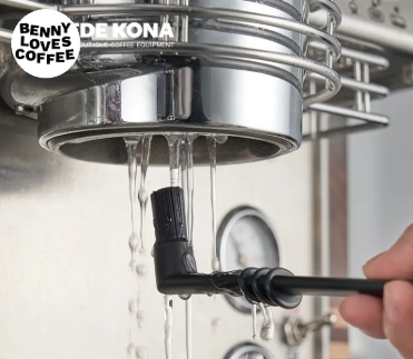 cafede kona group head cleaning brush espresso parts